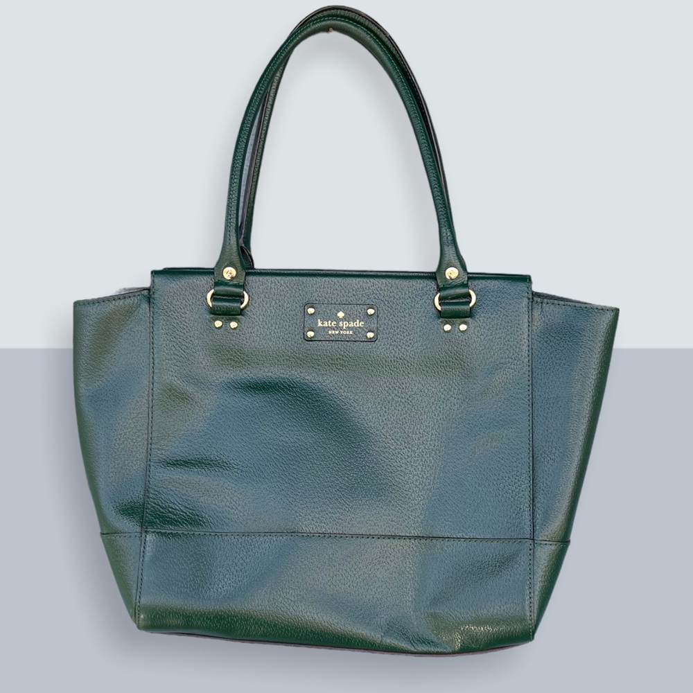 KATE SPADE Leather Camryn Wellesley Emerald Green bag